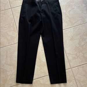 Haggar Men's Sleek Black Dress Pants